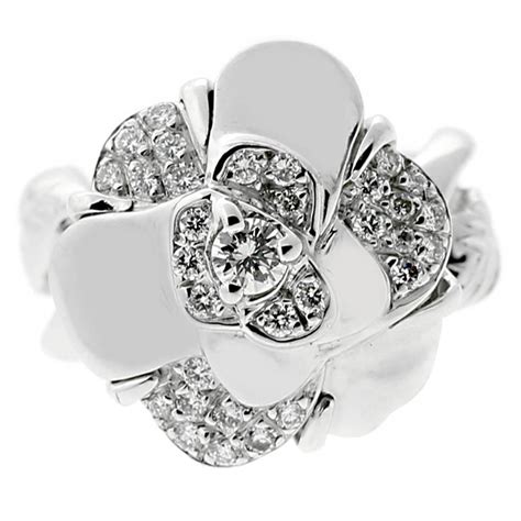 chanel camelia ring price uk|chanel camelia diamond ring.